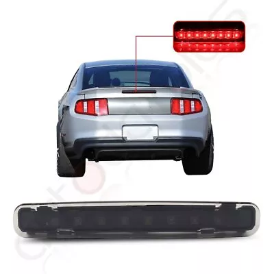 For 2005-09 Ford Mustang Smoke Housing Rear Led Third 3Rd Tail Brake Light Lamp • $19.18