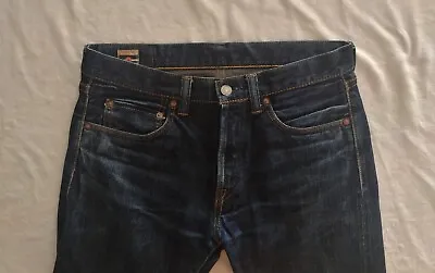 RRP 395$ Momotaro 15.7 Oz Blue Selvedge Jeans W31 - Japan Oni Samurai Flat Head • $82.31
