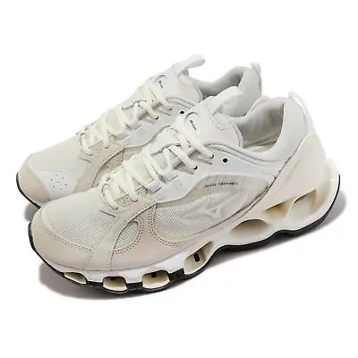 Mizuno Wave Prophecy B 2 White Beige Men LifeStyle Casual Shoes D1GA2350-01 • $179.99