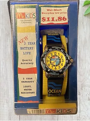 Vintage McKids Mcdonalds Kids Ocean Watch NEW IN BOX MCK7 Walmart • $13.17