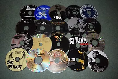 20 X CD Bundle Rap Hip CD Bundle Snoop Dog Dr Dre 2 Pac Ice Cube Plies King Nadi • £12.99