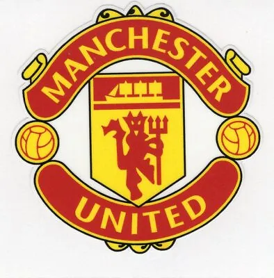 Manchester United FC Vinyl Decal Asst Sizes Free Insured Tracking Window Laptop • $17.99