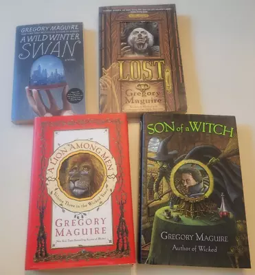 Gregory Maguire 4 Mixed Book Lot Lost Lion Among Men Son Of A Witch HC/PB • $19.95