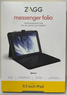 🪸 Zagg Messenger Folio : Tablet Keyboard Case Bluetooth - (9.7inch IPad👍 • $20.99