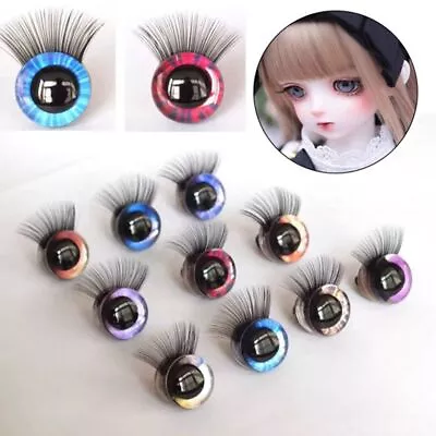 10 Colors Plastic Safety Eyes 14mm Eyes Crafts  Doll Accessories • $6.75