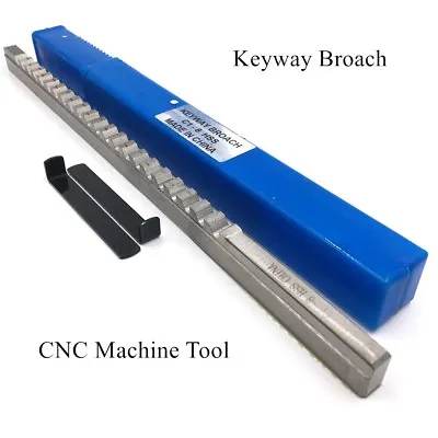 £33.59 • Buy HSS Metric Size 8mm C Push-Type Keyway Broach Cutter CNC Machine Cutting Tools