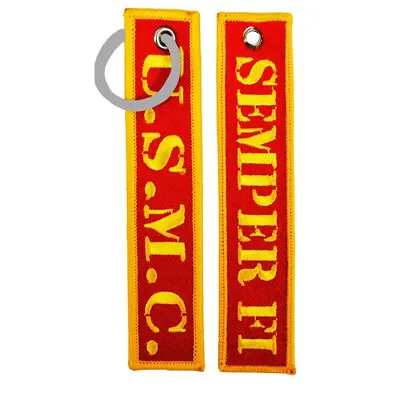 USMC Semper Fi Keychain Luggage Tag - U.S. Marine Corps • $7.99