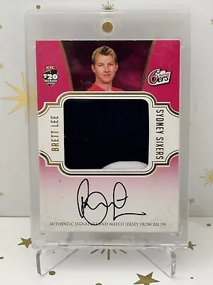 2015-16 TapnPlay BBL CA  BL-01 Brett Lee Sydney Sixers  57/150 • $150