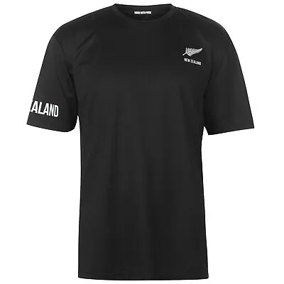 Team Rugby Mens Polo T Shirt Crew Neck Tee Top Short Sleeve Lightweight Print • £9.99