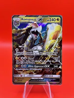 Pokémon TCG Kommo-o GX Guardians Rising 100/145 Holo Ultra Rare • $1.20