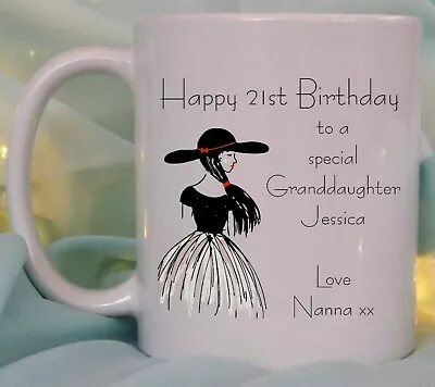 Personalised Birthday Gift Mug For Her Girls Special Mam Sister Daughter Friend • £10.95