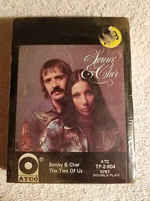 SEALED Sonny & Cher  The Two Of Us  8 Track Tape   ATC TP-2-804 • $12.99