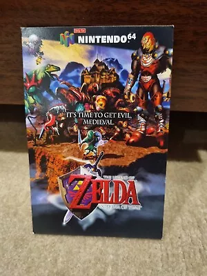 Orginal 1998 Legend Of Zelda Ocarina Of Time Promotional Postcard • $35