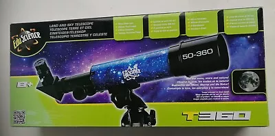 Land & Sky Telescope T360 (50-360). Suitable For 8Yrs & Over. NEW. • £15