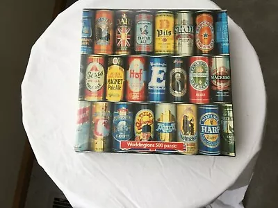 Rare Waddingtons Collectables Beer Can  Vtg 500 Piece Jigsaw Puzzle New • $38.99