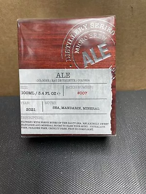 ALE COLOGNE 3.4oz DISTILLERY SERIES - FACTORY SEALED *Batch Number 007* 100ml • $33.99