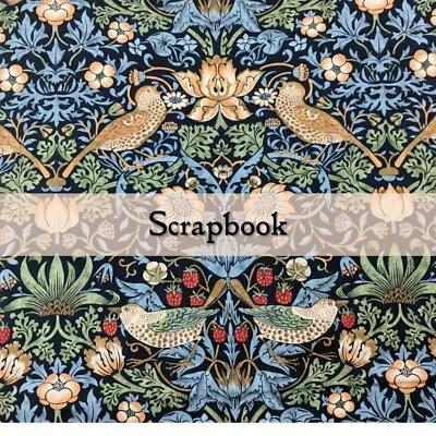 William Morris Strawberry Thief Scrapbook Memory Book Album Personalise 8x8 • £6.50