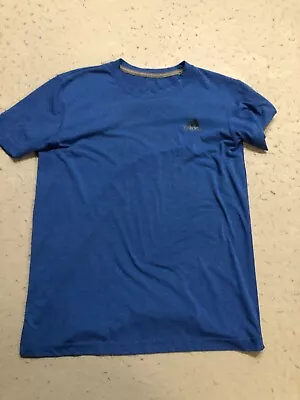 Adidas Shirt Men's Medium Active Workout Shirt Royal Blue • $14.99