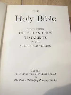 Holy Bible By Caxton Publishing Company Ltd Illustrations Rembrandt Van Rijn • £12.99