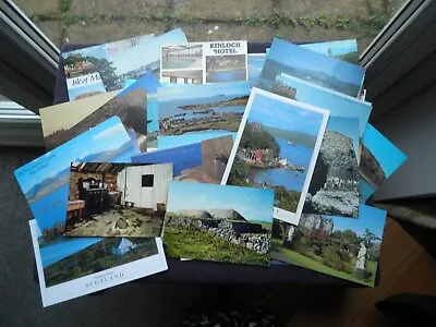 50 Postcards Of Scottish Isles Mull Summer Isles Black Isle Staffa  Easdale • £5.50