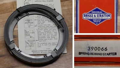 Vintage Briggs & Stratton Spring Rewind Starter - Part No. 390066 - NOS • $8.25