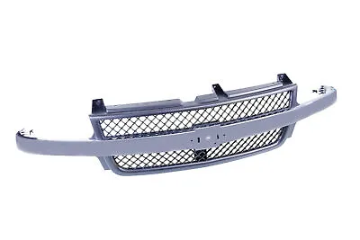 Grille Assembly For 01-02 Chevrolet Silverado 2500 3500 HD Black Shell • $155.67
