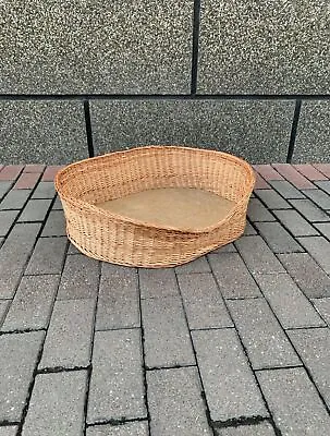 £85.62 • Buy House Wicker Pet Carrier Dog Woven Basket Willow Cat Lover Rattan Cat Bed