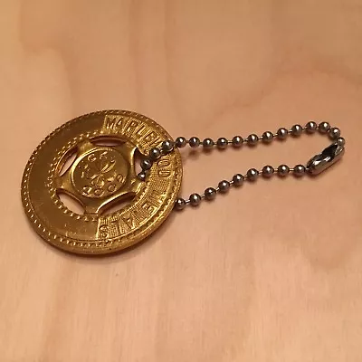 Custom Gold Metal Typer Identification Good Luck Medal Token Coin Vintage • $6