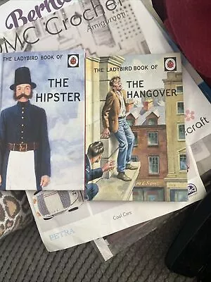2 X Ladybird Books For Adults ~ The Hipster The Hangover • £3
