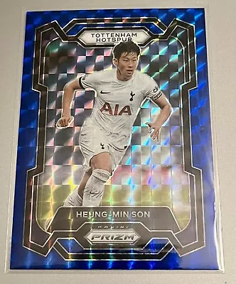 2023-24 Panini Prizm EPL BLUE EXCLUSIVE MOSAIC PRIZM TOTTENHAM HEUNG MIN SON • $4.87