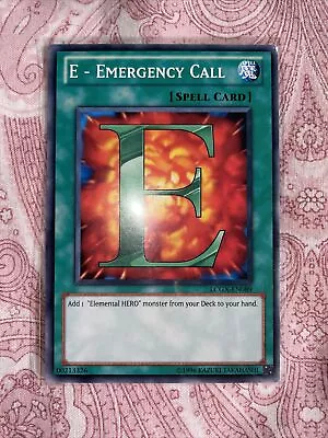 Yu-Gi-Oh! E-Emergency Call [Spell Card] - Mint Condition - LCGX-EN089 • £3.50