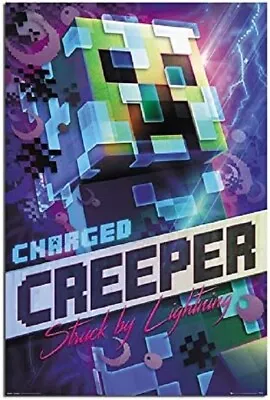 Minecraft Charged Creeper Maxi Poster 61 X 91.5 Cm Mojang • £10