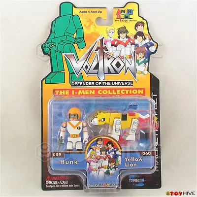 Voltron Defender Of The Universe - Hunk & Yellow Lion - Toynami I-Men Dent Worn • $43.99