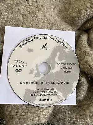 Jaguar XF XK Sat Nav Disc Navigation Map DVD A 2019-2020 Central Europe Not UK • £0.99