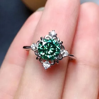 $1.87 • Buy Elegant Cubic Zircon 925 Silver Filled Rings Women Jewelry Wedding Gift Sz 6-10