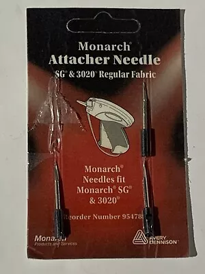 3 Pieces Fabric Attacher Needles Monarch SG Regular Fabric (Incomplete Open Pkg) • $6.99