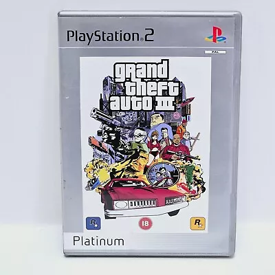 Grand Theft Auto III + Manual + Map - Sony PlayStation 2 PS2 VGC PAL Complete • $24.95