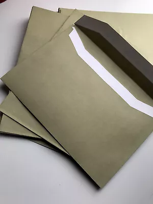 C5 Envelopes Green Luxury Vintage Olive Colour Quality Heavy 120gsm  A5 10 Pack • £3.65