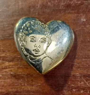 Collectible Variety Club Gold Heart Pin Badge - 2000 Child Face  • £2