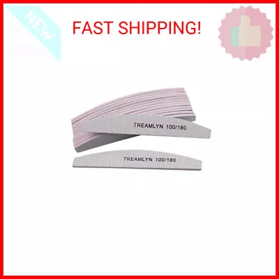 10 Pcs Rough Nail File 100/180 Grit Heavy Duty Nail Files For Acrylic/Natural N • $8.60