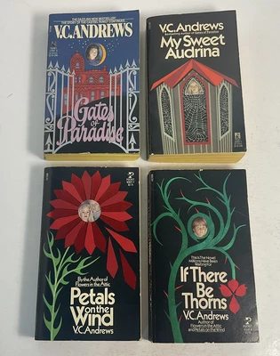 $14.99 • Buy V.C. Andrews Vintage Paperback LOT Gates Of Paradise (1st) - Audrina Petals Wind