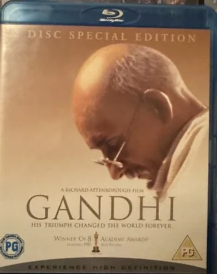 Gandhi - Blu-Ray (2011 2 Disc Special Edition) Ben Kingsley New Sealed Blu Ray • £6.40