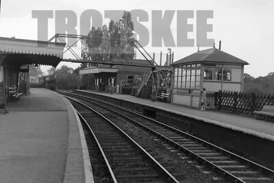 Larger Negative BR British Railway Steam Loco 43158 Class 4MT North Walsham 1958 • £5.67