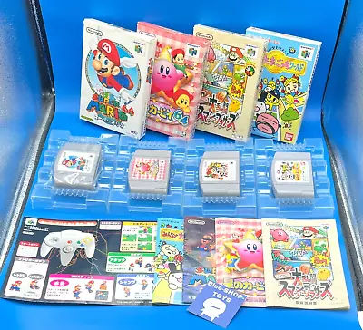 Lot 4 Nintendo 64 Mario Kirby Super Smash Bros.Tamagotchi ALL BOX + Manual JP • $108.49