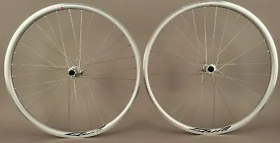 Velocity Silver Quill Rims Road Bike Wheelset Miche Hubs Speed Shimano 11sp 32h • $479