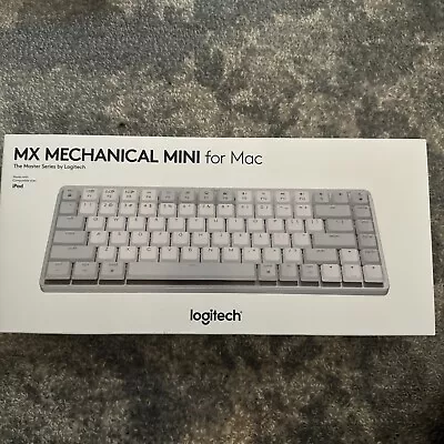 New Logitech MX Mechanical Mini For Mac- Pale Grey- 920-010553 Wireless Keyboard • $79.99