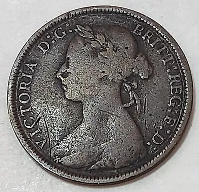 United Kingdom 🇬🇧 Half (½) Penny Coin 1888 (queen Victoria)  • $6.99