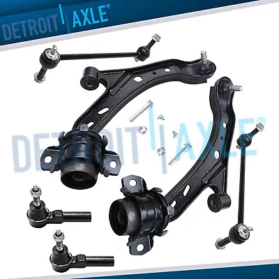 Front Lower Control Arms Sway Bars Outer Tie Rods For 2005 - 2010 Ford Mustang • $130.46