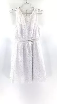 NWT Lilly Pulitzer Women's Resort White Sea Spray Eyelet Alivia Dress- Size 2 • $14.99