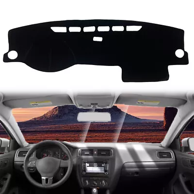 $18.99 • Buy For VW Jetta Car Interior Dashboard Mats Protective 2012-2018 Black